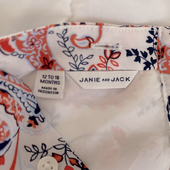 JANIE AND JACK - The Maya Dress (White Paisley) Size 12-18 - Picture 6 of 8